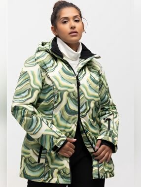 Ulla Popken Plus Size Ski Jacket        Women 28/30